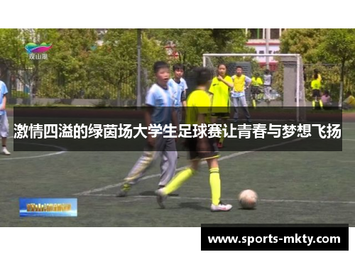 激情四溢的绿茵场大学生足球赛让青春与梦想飞扬
